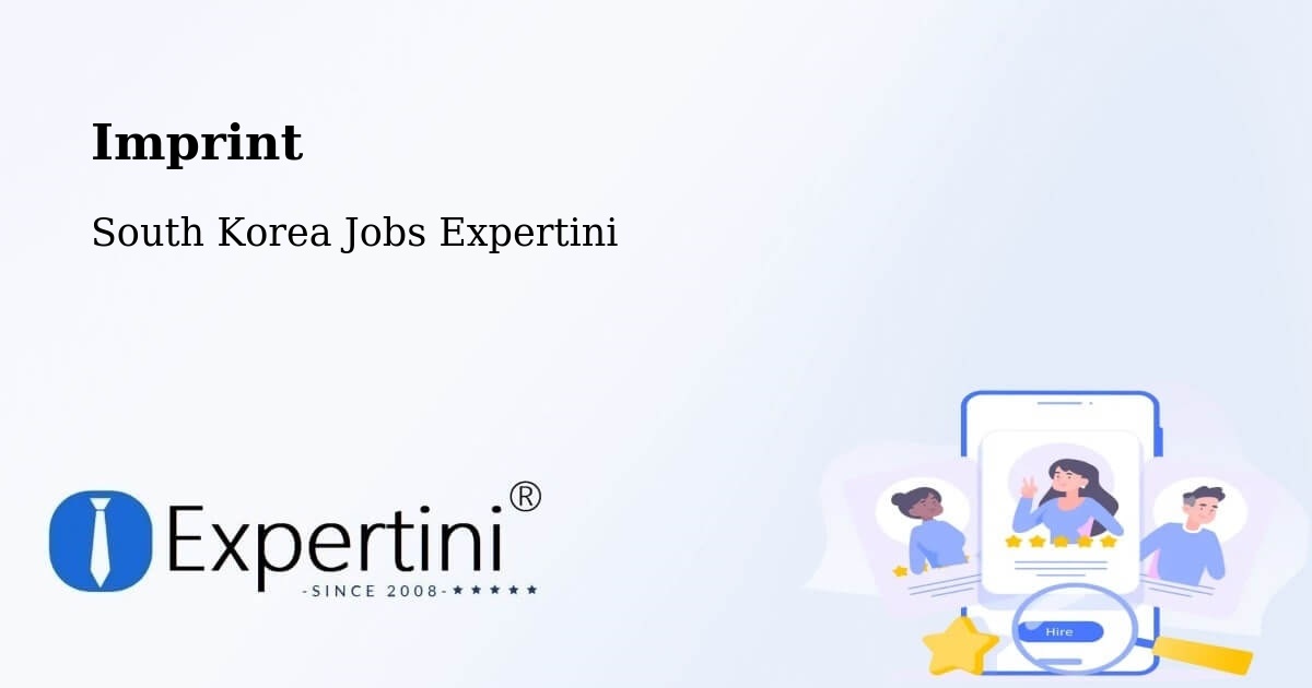 Imprint – Suncheon Si - South Korea Jobs Expertini